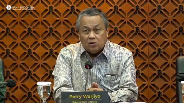 Gubernur Bank Indonesia Perry Warjiyo dalam konferensi pers Hasil Rapat Dewan Gubernur Bulan November 2023, dikutip Kamis (23/11/2023).