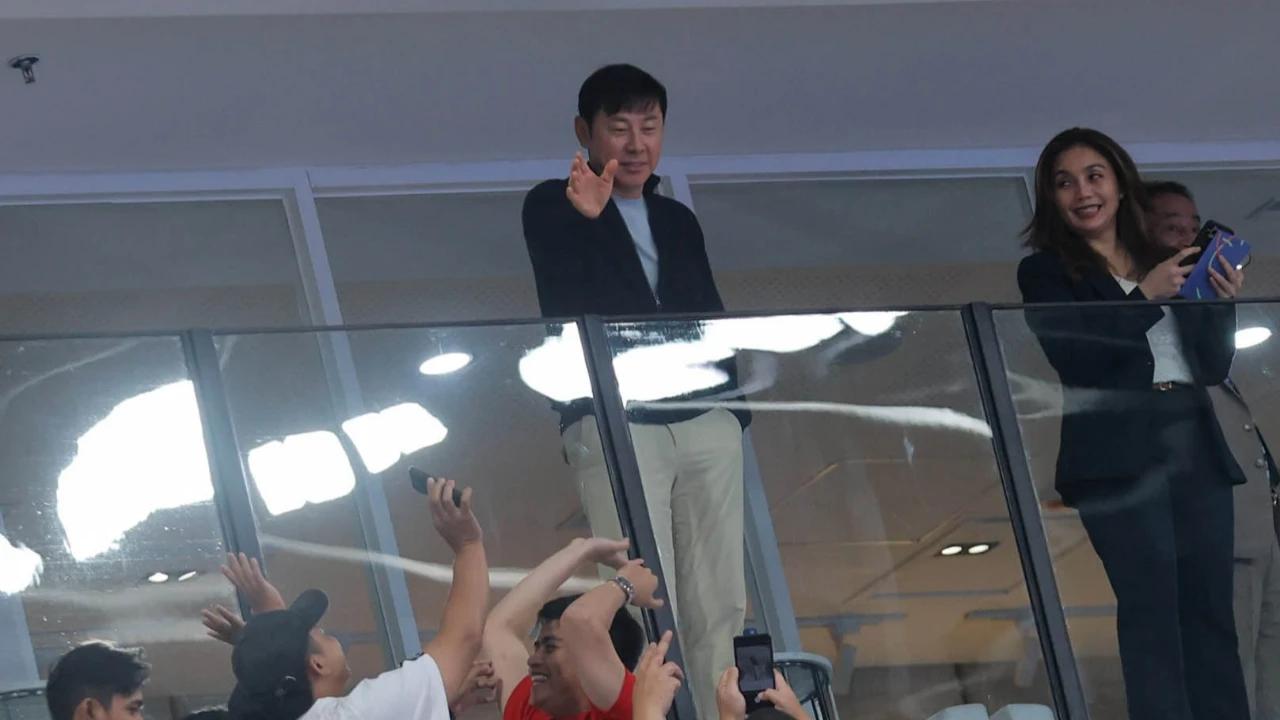 FOTO Kehadiran Shin Tae Yong Saat Timnas Futsal Indonesia Bungkam Korea Selatan