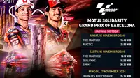 Jadwal Siaran Langsung MotoGP 2024 Round 20 - Motul Solidarity Grand Prix of Barcelona di Vidio Akhir Pekan Ini