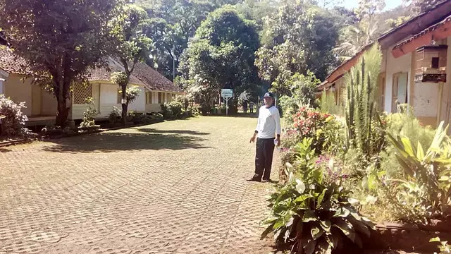 Kawasan Kampung Pulo di sekitar cagar alam Situ Candi Cangkuang, di Kecamatan Leles, Garut, Jawa Barat