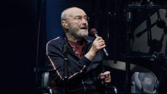 Phil Collins. (Timothy Hiatt / GETTY IMAGES NORTH AMERICA / Getty Images via AFP)