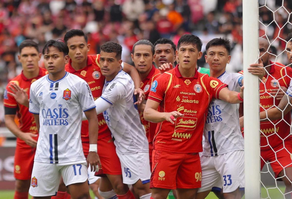 FOTO: Persija Jakarta Menang Dua Gol Tanpa Balas atas Persijap Jepara