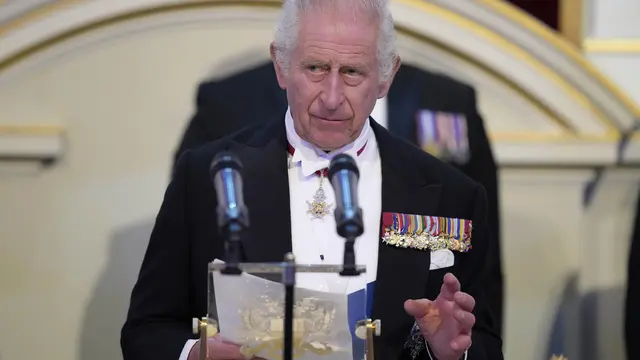 Raja Charles III. ( AP Photo/Kirsty Wigglesworth, Pool, File)