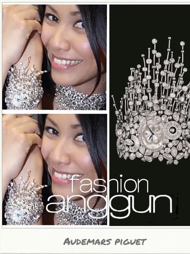 Koleksi Jam Tangan Mewah Anggun C Sasmi (sumber: instagram/@fashion.anggun)