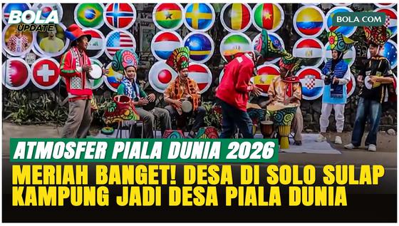 Spektakuler! Desa di Solo Disulap Jadi Kampung Pesta Piala Dunia 2026