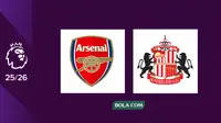 Prediksi Liga Inggris Arsenal Vs Sunderland. (Bola.com/Wiwig Prayugi)