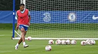 Thiago Silva sedang mengikuti sesi latihan bersama Chelsea (Doc Chelsea)