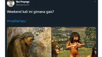 7 Reaksi Netizen Saat Mati Lampu, Ada yang Merasa Jadi Manusia Purba