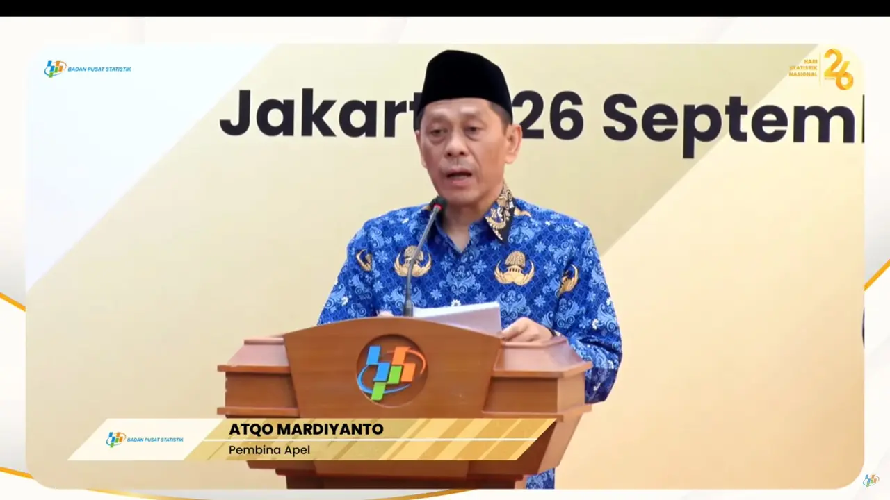 Sekretaris Utama (Sestama) Badan Pusat Statistik Atqo Mardiyanto