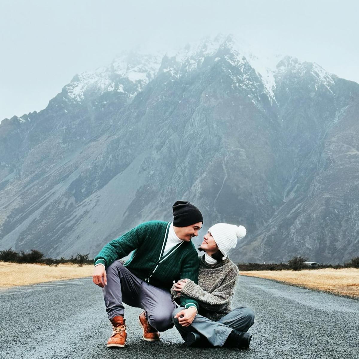 Potret Felicya Angelista dan Caesar Hito di New Zealand
