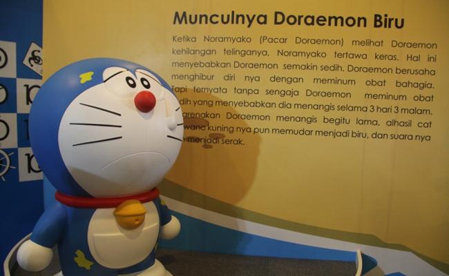Doraemon salah minum obat dan jadi biru/ Copyright by Vemale.com