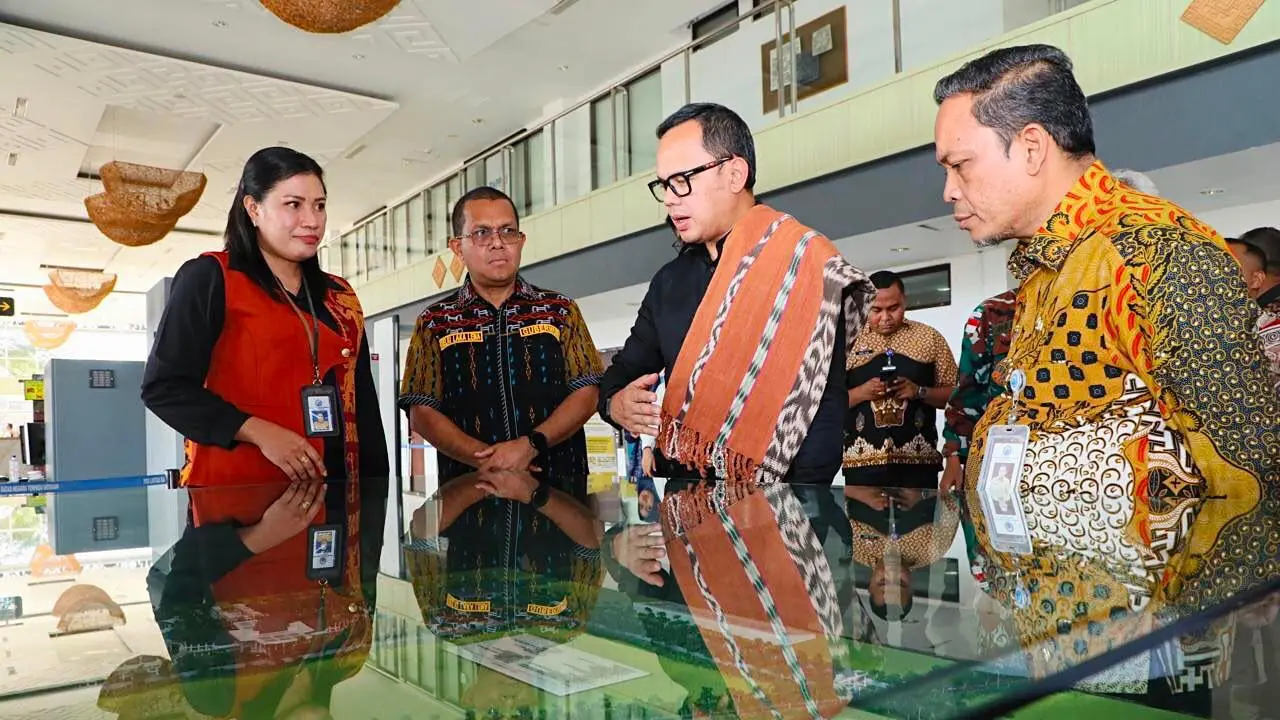 Wakil Menteri Dalam Negeri, Bima Arya Sugiarto, melakukan kunjungan ke Pos Lintas Batas Negara (PLBN) Motaain, Jumat (26/6/2026) (Istimewa)