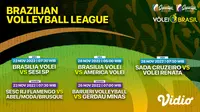 Nonton Live Streaming Brazilian Volleyball League 2022 di Vidio 22 sampai 28 November