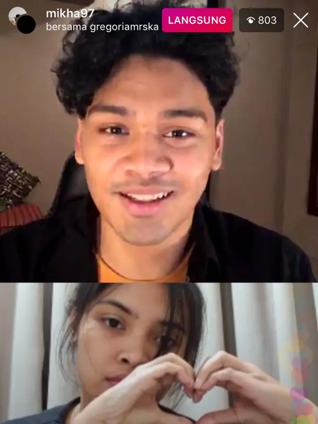Mikha Angelo dan Gregoria Mariska