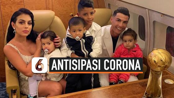 VIDEO: Antisipasi Corona, Cristiano Ronaldo Ajari Anak Cara Cuci Tangan