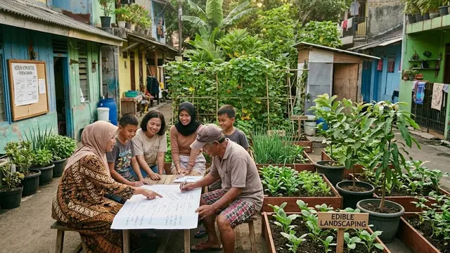 Merancang Community Garden sebagai Ruang Produktif dan Sosial