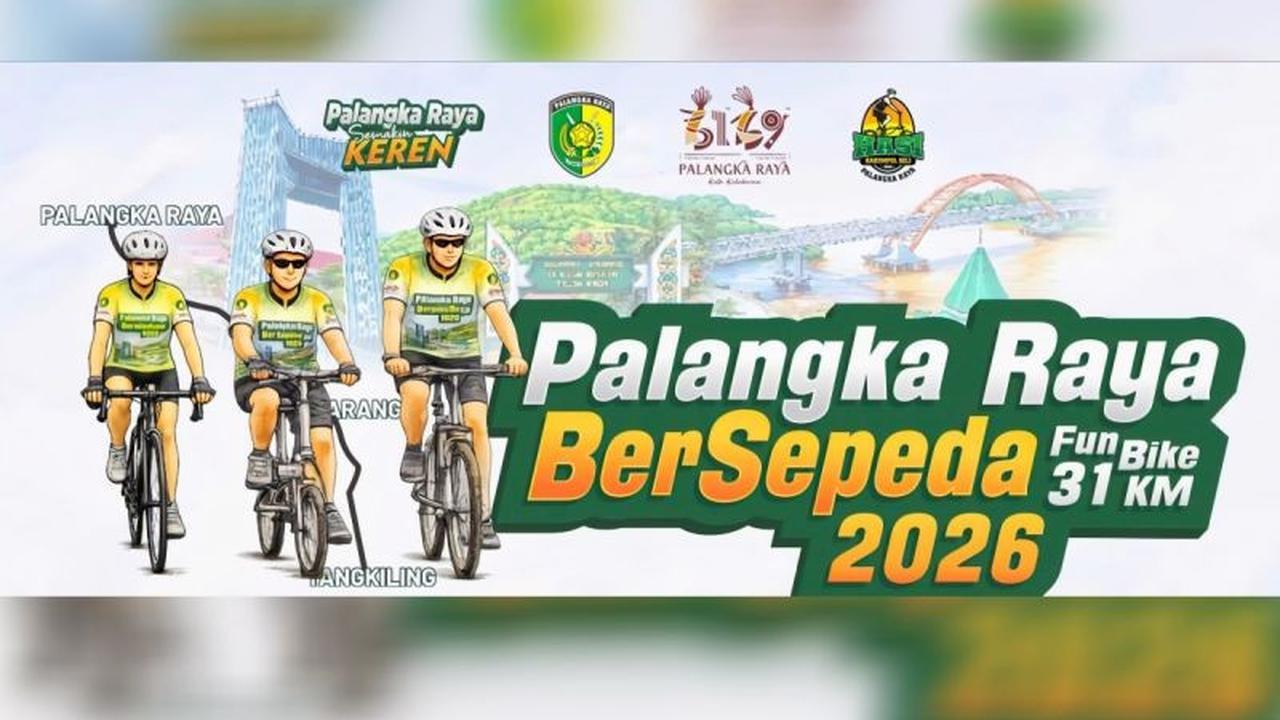 Palangka Raya Bersepeda Usung Sport Tourism, Kenalkan Keindahan Kota Cantik