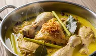 Resep Opor Ayam Kampung, Kuah Kuning Gurih Beraroma Rempah