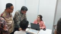 Menteri Ketenagakerjaan, Yassierli resmi membuka bursa kerja atau job fair di kantor Kementerian Ketenagakerjaan (dok: Arief)