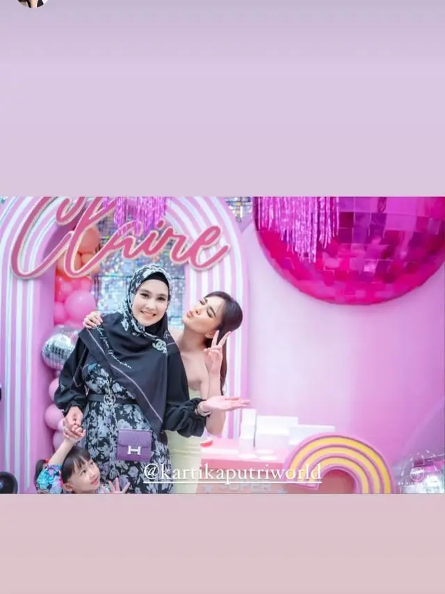 Meriahnya pesta ulang tahun ke-3 Claire Herbowo putri Shandy Aulia (Foto: Instagram shandyaulia)