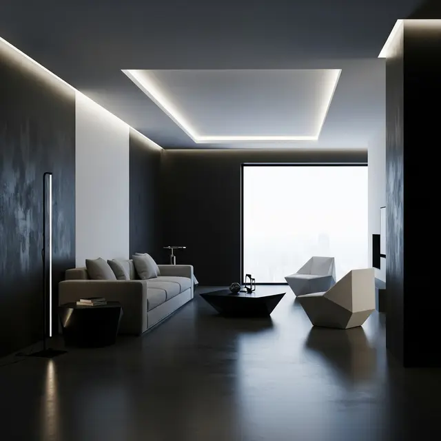 Rumah Sederhana dengan Interior Futuristik ala Tren 2025