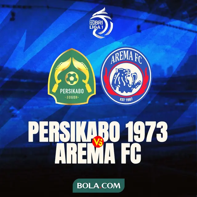 BRI Liga 1 - Persikabo 1973 Vs Arema FC