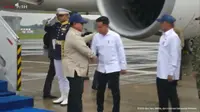 Prabowo Pulang dari Rusia dan Prancis, Disambut Gibran di Halim