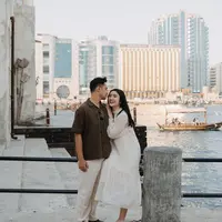 Febby Rastanty dan Suami liburan ke Dubai. [@febbyrastanty]