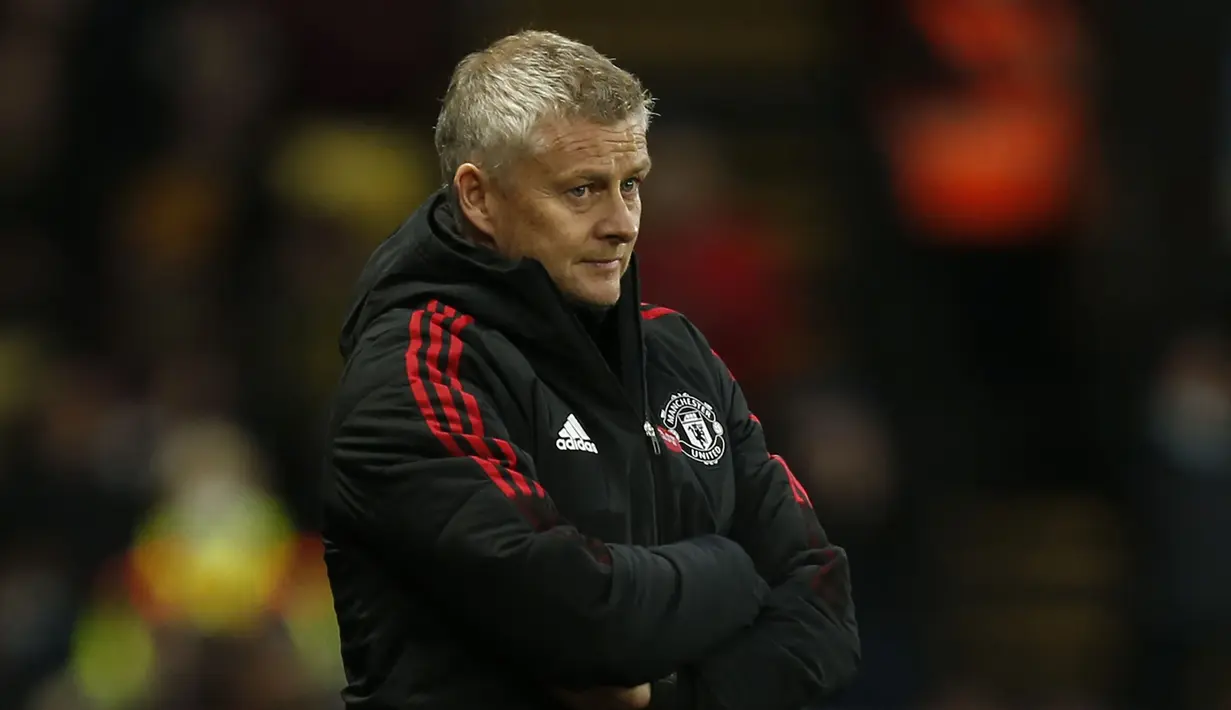 Ole Gunnar Solskjaer yang pensiun sebagai pemain pada Agustus 2007 bersama Manchester United, tercatat pernah menjuarai Liga Inggris sebanyak 6 kali bersama MU pada 1996/1997, 1998/1999 hingga 2000/2001, 2002/2003 dan 2006/2007. Saat banting setir sebagai pelatih, ia pernah menukangi dua klub EPL, Cardiff City dan Manchester United, namun tak sekalipun menjadi juara. (AFP/Ian Kington)