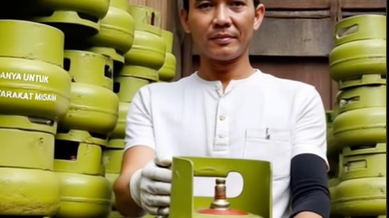 Ini Penampakan jika Para Mantan Presiden Indonesia Jadi Pedagang Gas 3Kg Versi AI