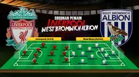 Prakiraan Formasi Liverpool vs West Brom
