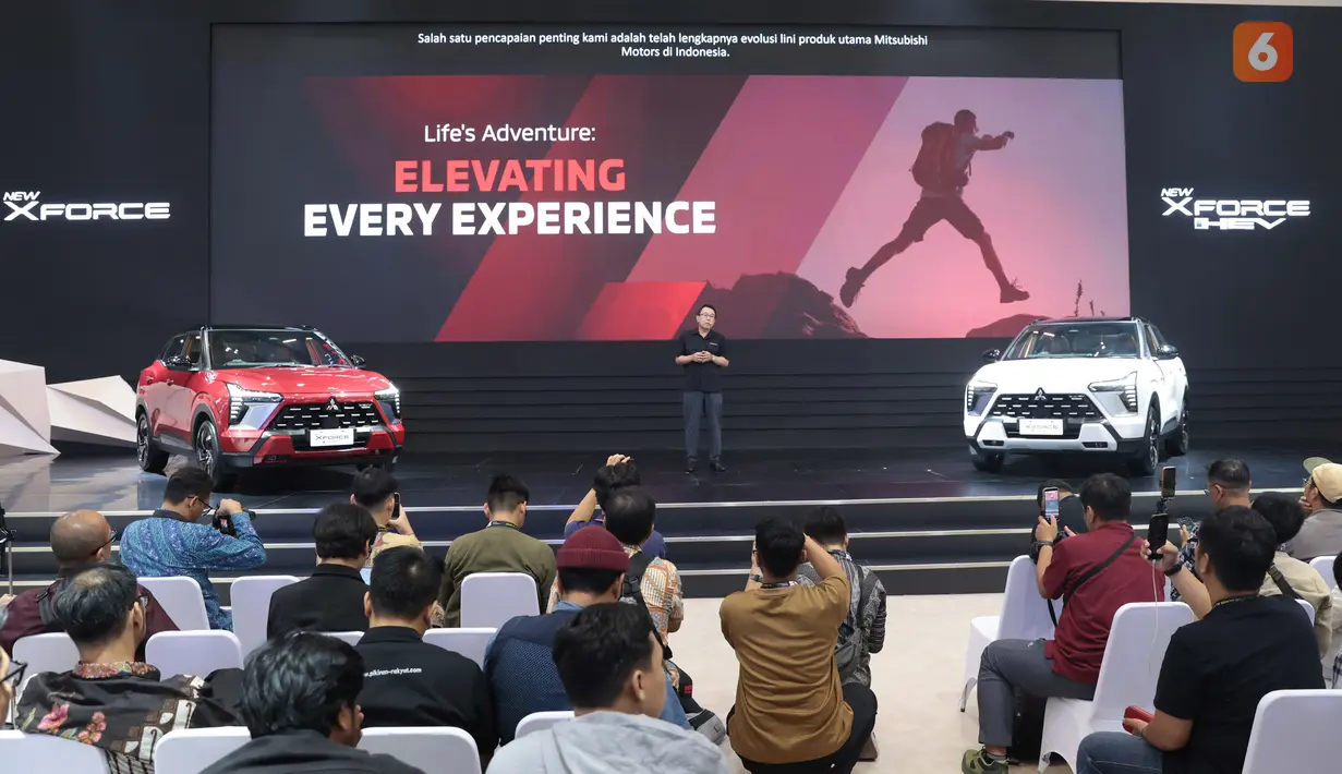 President Director PT MMKSI, Atsushi Kurita, mengatakan Mitsubishi Motors terus beradaptasi dengan kebutuhan masyarakat Indonesia melalui inovasi produk dan teknologi yang semakin beragam. (KLY/ Budy Santoso)