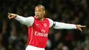 Thierry Henry - Striker asal Prancis ini tercatat memiliki 175 gol selama berkarier di Premier League ketika memperkuat Arsenal. (AFP/Carl De Souza)