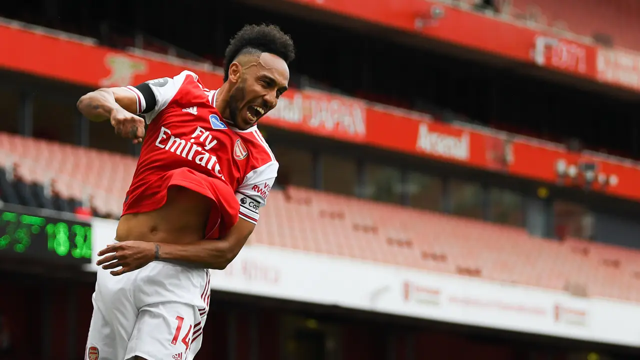Aubameyang Tampil Impresif, Arsenal Gilas Norwich City 4-0