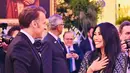 Anggun C Sasmi turut hadiri lawatan Presiden Prancis Emmanuel Macron di Istana Negara. [@anggun_cipta]