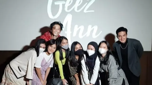 Batal Tayang di Bioskop, Ini 6 Momen Junior Roberts dan Hanggini saat Screening ‘Geez dan Ann’