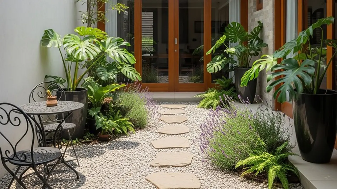 Cara Membuat Gravel Courtyard ala Rumah Eropa