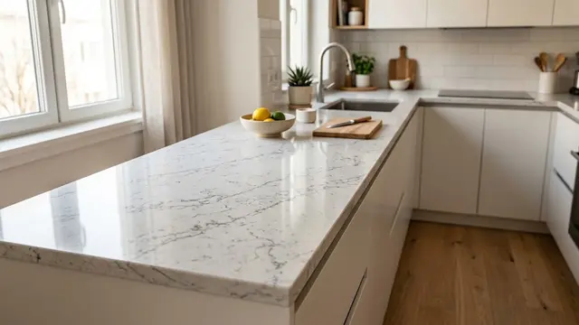 Countertop Dapur dari Quartz