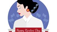 Ilustrasi Hari Kartini. (Image by Freepik)