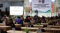 Dewan Pengurus Daerah (DPD) Perkumpulan Aparatur Pemerintah Desa Seluruh Indonesia (PAPDESI) Bali menggelar pengukuhan anggota baru tahun 2023 sekaligus mengadakan musyawarah daerah (musda) di Hotel Nirmala, Denpasar, Bali, Sabtu (25/3/2023) (Istimewa)