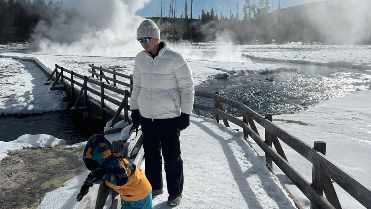 Potret Nikita Willy Ajak Issa Liburan ke Taman Nasional Yellowstone Tanpa Baby Nael