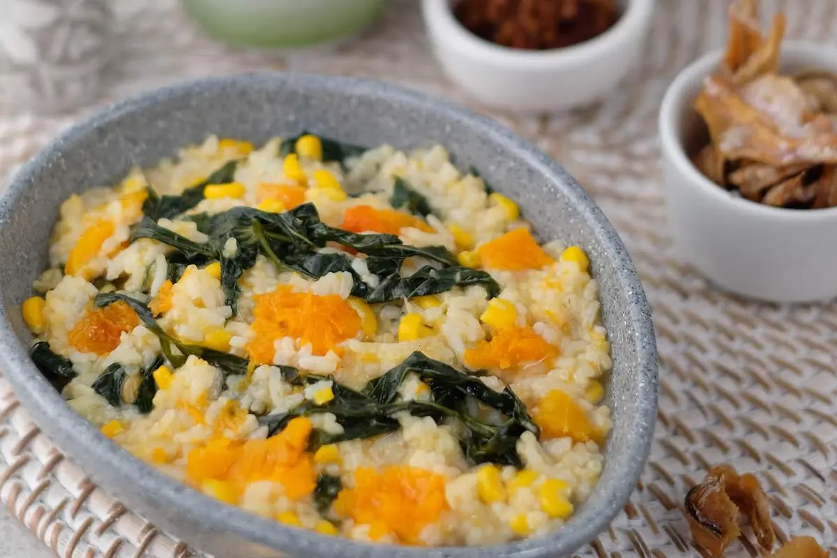 resep bubur manado