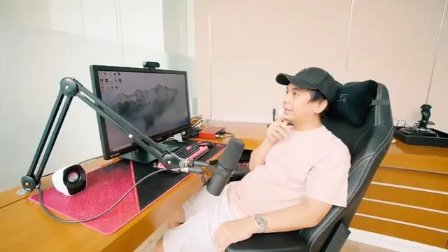 Salah satu bentuk bagian kantor sekaligus rumah Raditya Dika (Youtube)