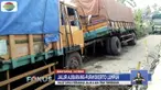 Ratusan kendaraan terjebak macet di jalur Ajibarang-Purwokerto akibat proyek pembangunan jalan dan truk terperosok.