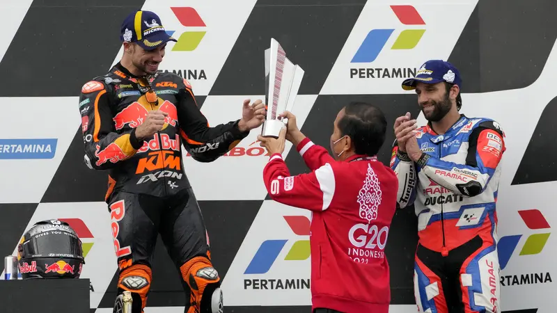 Foto: Miguel Oliveira Juara MotoGP Mandalika 2022, Spesialis Juara di Sirkuit Debutan