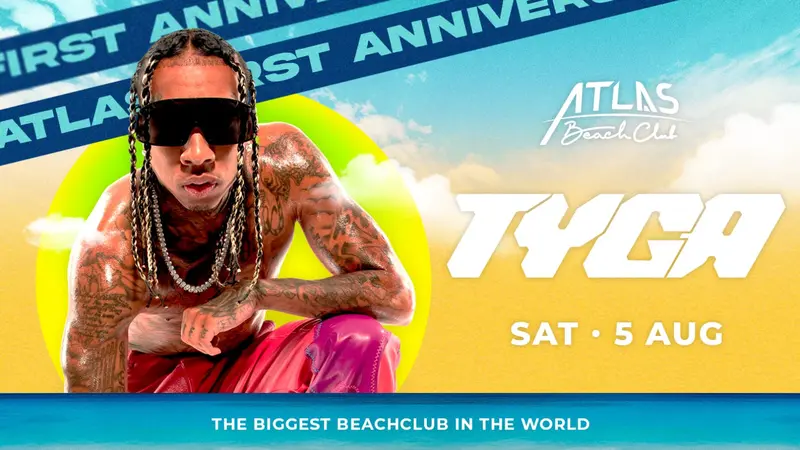 Tyga Bakal Kunjungi Bali Agustus Nanti, Rayakan Ulang Tahun Atlas Beach Club