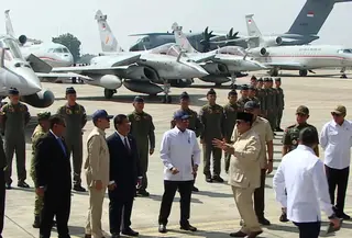 Prabowo memastikan bahwa sistem pertahanan Indonesia ke depan akan terus diperkuat. (Foto: Tangkapan Layar YouTube Sekretariat Presiden)