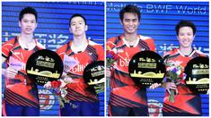 Dua ganda Indonesia berjaya di China Terbuka Super Series Premier 2016. Kevin Sanjaya Sukamuljo/Marcus Fernaldi Gideon dan Tontowi Ahmad/Liliyana Natsir meraih gelar juara. (PBSI)