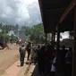 Hujan Batu dan Demonstrasi di Morotai Berbuntut Panjang. (Liputan6.com/Hairil Hiar)