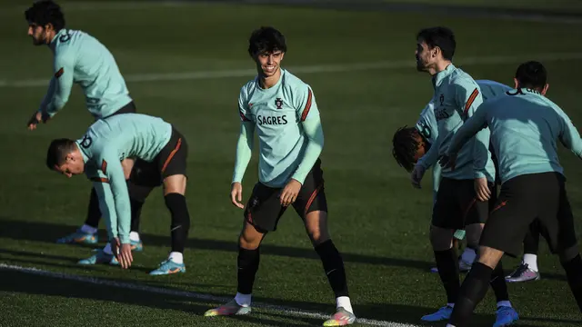 FOTO: Ronaldo Cs Bersiap Jelang Hadapi Turki di Kualifikasi Piala Dunia 2022
